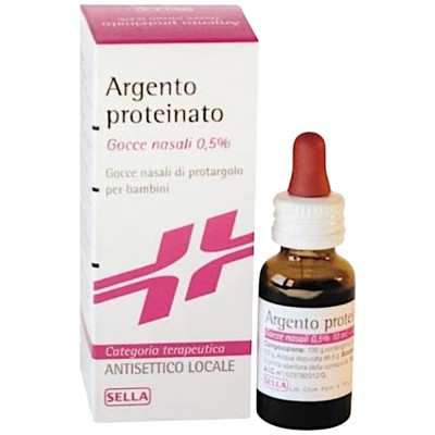 Argento Proteinato Gocce Nasali 0,5% 10 ml