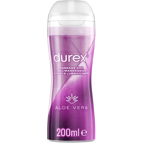 Durex Massage 2in1 Aloe Vera Gel Massaggio 200ml