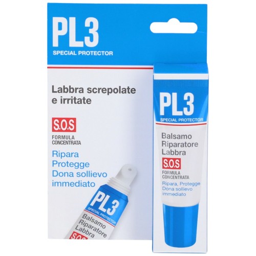 PL3 Balsamo Riparatore Labbra Sos