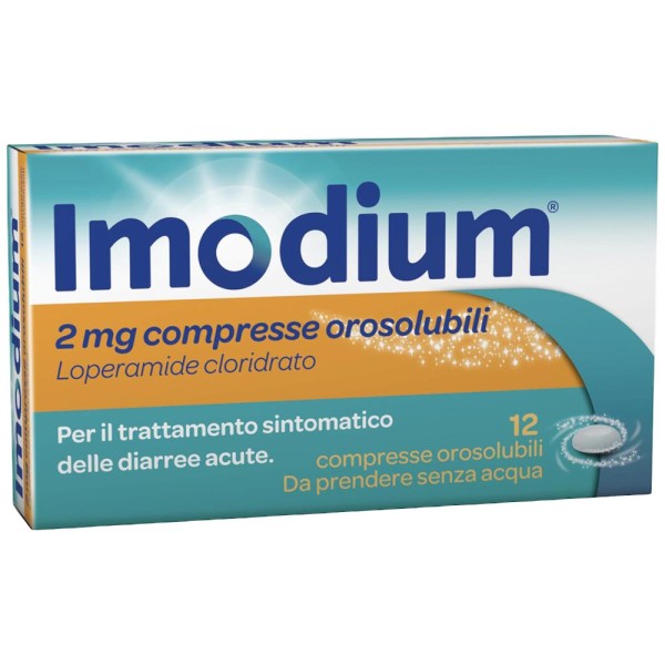 Imodium 2 mg 12 Compresse Orosolubili