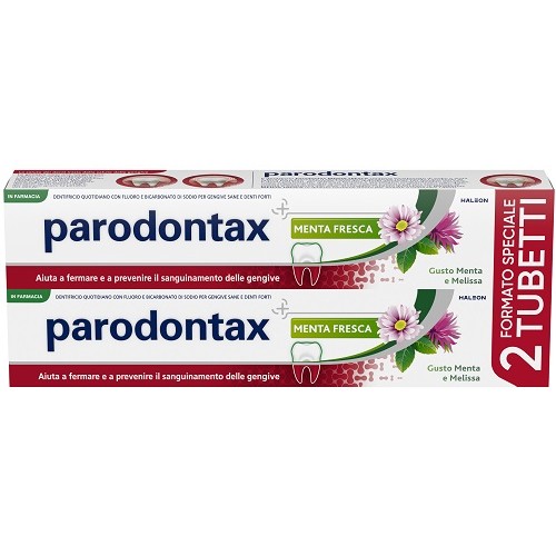 Parodontax Dentifricio Menta Fresca 2 Tubetti da 75ml