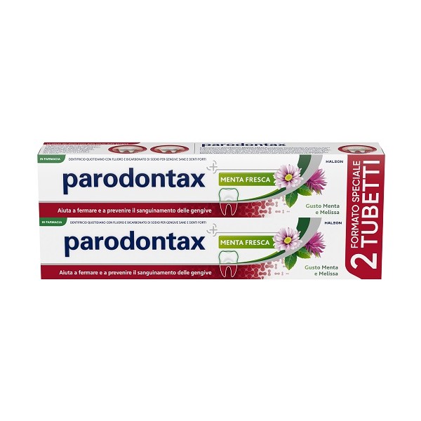 Parodontax Dentifricio Menta Fresca 2 Tubetti da 75ml