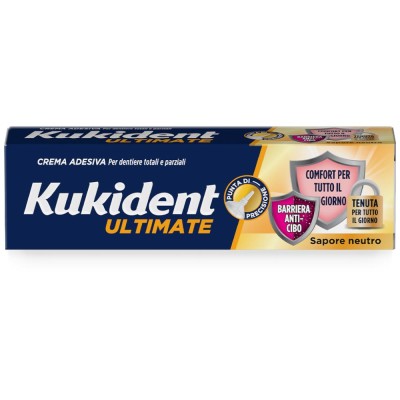 Kukident Ultimate Barriera Anti-Cibo Sapore Neutro 40g