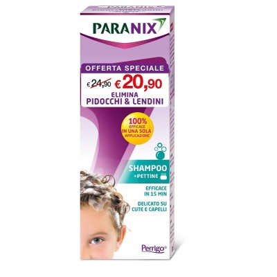 Paranix Shampoo Pidocchi e Lendini + Pettine