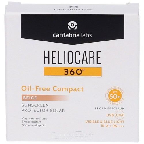 Heliocare 360° Oil Free Compact Colore Beige SPF50+