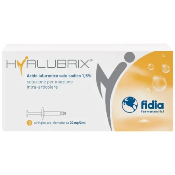 Hyalubrix 3 Siringhe Preriempite da 30mg/2ml