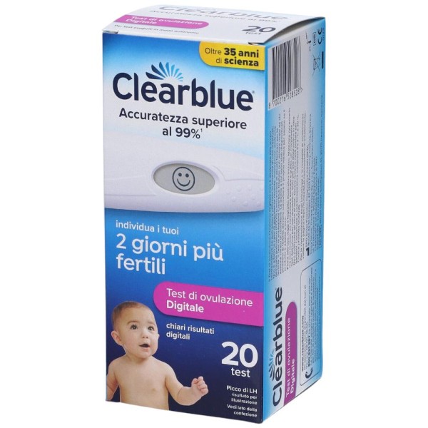 Clearblue Test di Ovulazione Digitale 20 Test