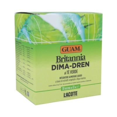GUAM Britannia DIMA DREN al TE' VERDE 30 Bustine