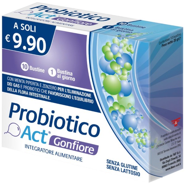 Probiotico Act Gonfiore 10 Bustine