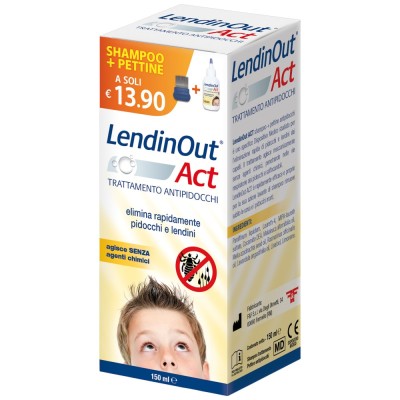 LendinOut Act Trattamento Antipidocchi 150 ml