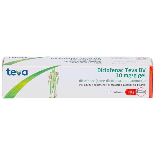 Diclofenac Teva 1% Gel 60g