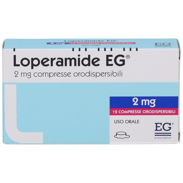 Loperamide EG 2 mg 12 Compresse Orodispersibili
