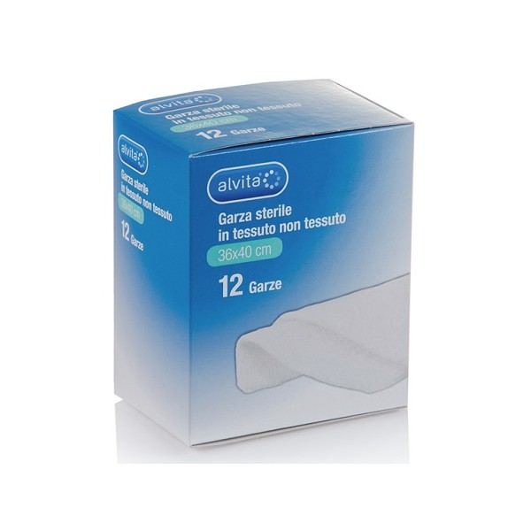 Alvita 12 Garze Sterili in TNT 36x40 cm