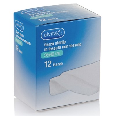 Alvita 12 Garze Sterili in TNT 36x40 cm