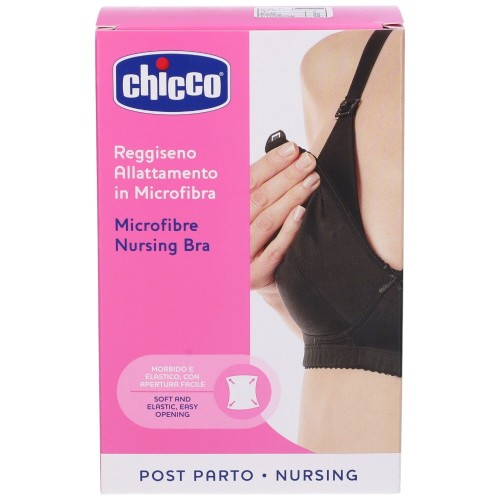 Chicco Reggiseno Allattamento in Microfibra Nero 4D