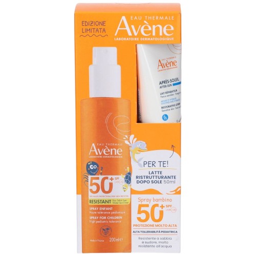 Avene Solari Spray Bambino SPF50+ + Ristrutturante Doposole