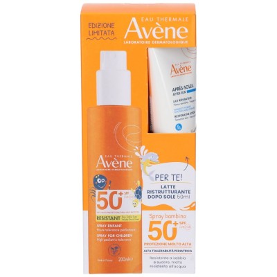 Avene Solari Spray Bambino SPF50+ + Ristrutturante Doposole