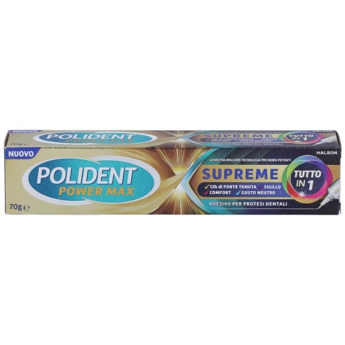 Polident Power Max Supreme Tutto in 1 Crema Adesiva Protesi 70 g