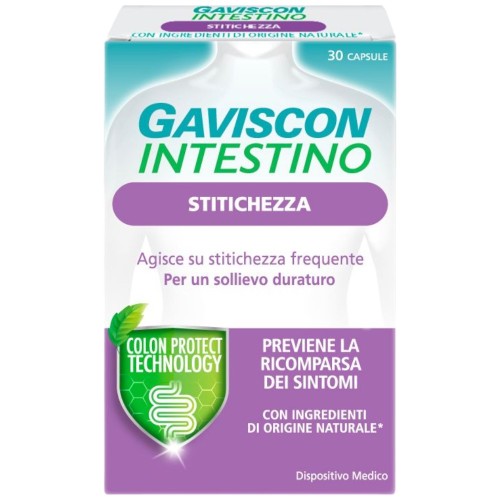 Gaviscon Intestino Stitichezza 30 Capsule