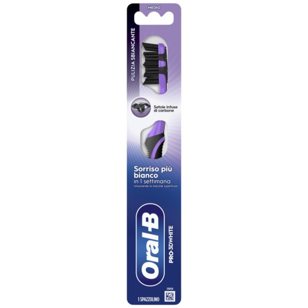 Oral-B Pro 3D White Spazzolino Medio Pulizia Sbiancante