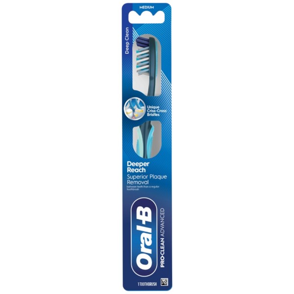 Oral-B Pro Clean Advanced Spazzolino Pulizia Profonda Setole Medie