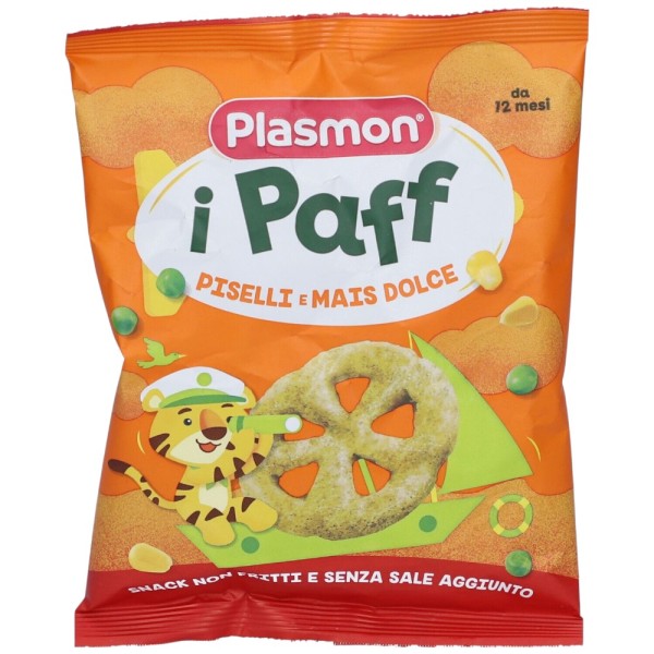 Plasmon I Paff dei Bambini Piselli e Mais 15g