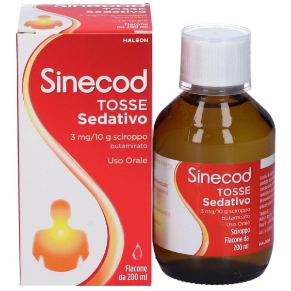 Sinecod Tosse Sedativo 3mg/10g Sciroppo da 200ml