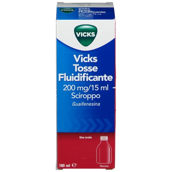 Vicks Tosse Fluidificante 200mg/15ml Sciroppo 180ml