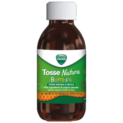 Vicks Tosse Natura Bambini Tosse Grassa e Secca 140 ml