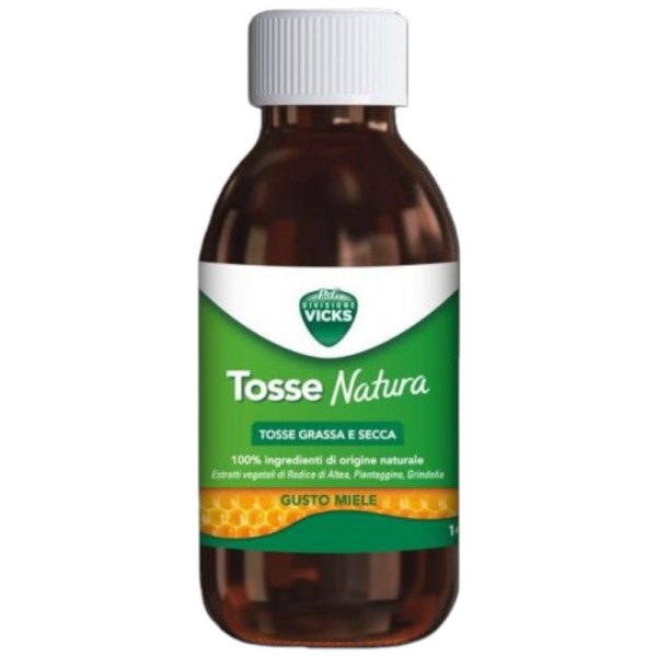 Vicks Tosse Natura Tosse Grassa e Secca 140 ml