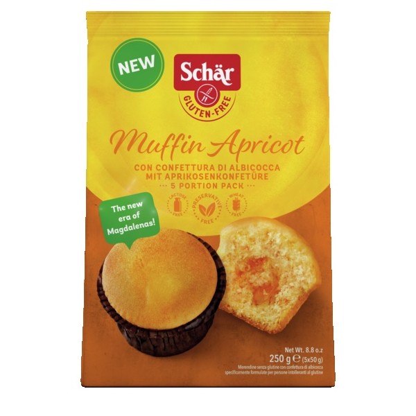 SCHAR MUFFIN APRICOT 5PZ