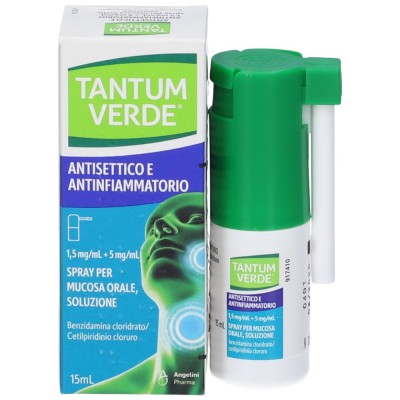 Tantum Verde Antisettico e Antinfiammatorio Spray 15mL
