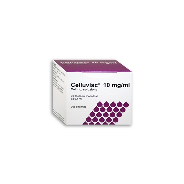 CELLUVISC*30 monod collirio 0,4 ml 10 mg/ml