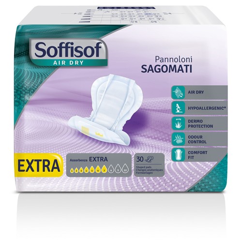 Soffisof Air Dry Pannolone Sagomato EXTRA 30 Pezzi